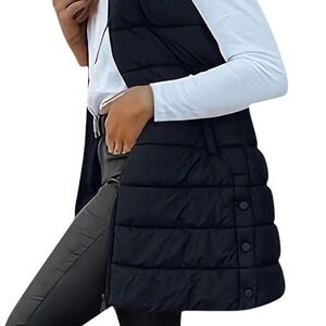Black Puffer Vest size XL